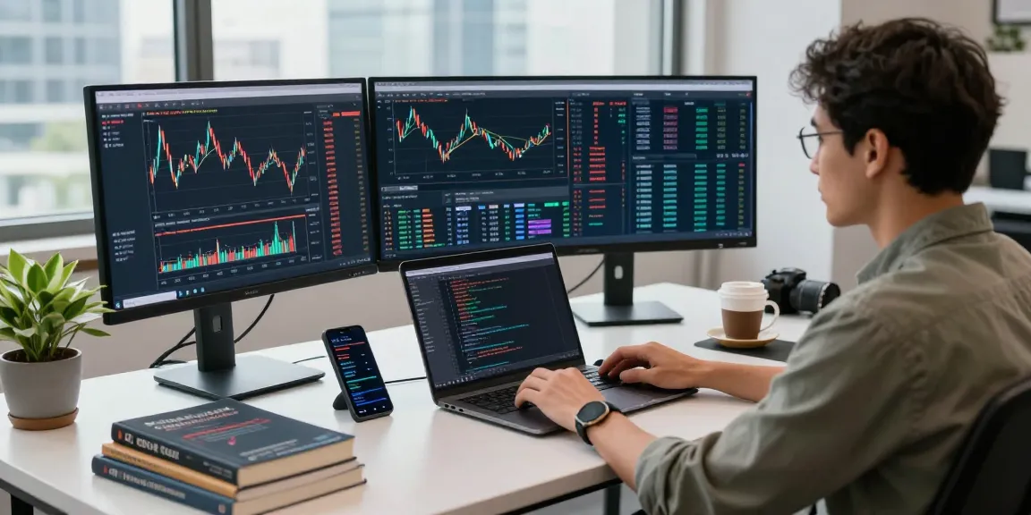 Copper futures historical data API showcased in a modern workspace with real-time market data displays and trading analysis tools.